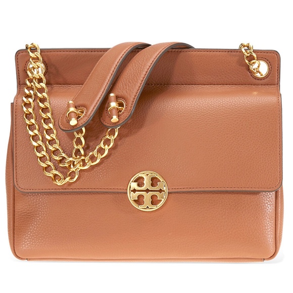 Tory Burch Handbags - Tory Burch Chelsea Flap Pebbled Leather Shoulder Bag